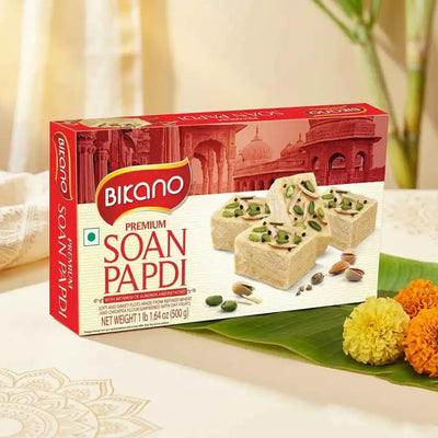 Bikano Premium Soan Papdi | Traditional Indian Sweet 500g