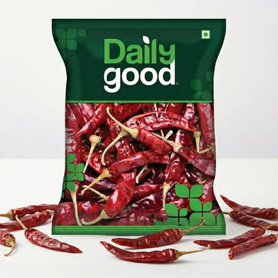 Daily Good Chilli With Stem / Guntur With Stem (100 g)