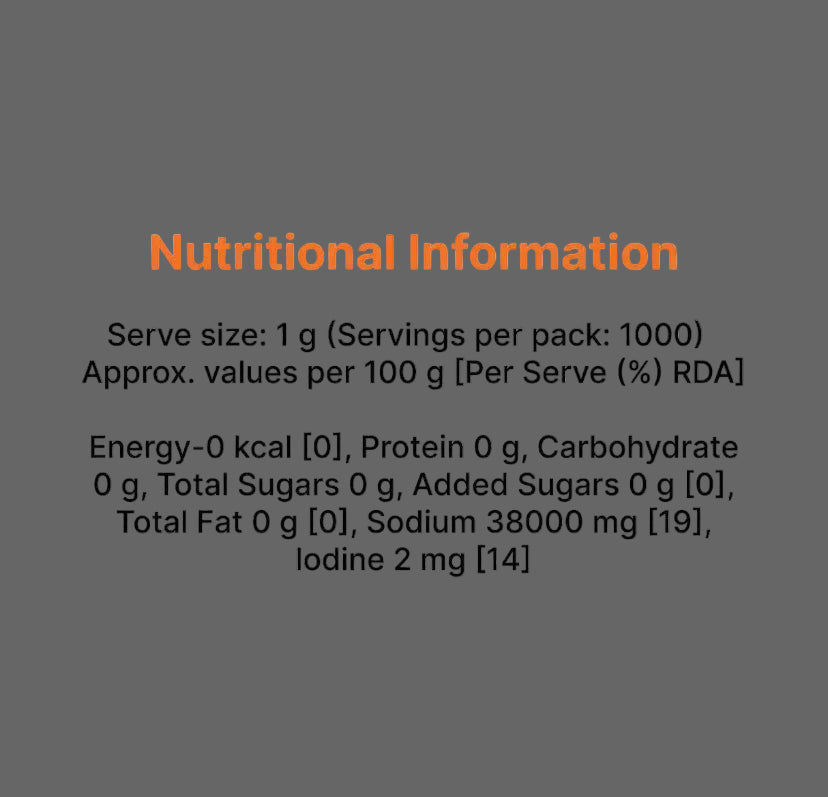 Tata Salt (Vacuum Evaporated Iodised) 1Kg