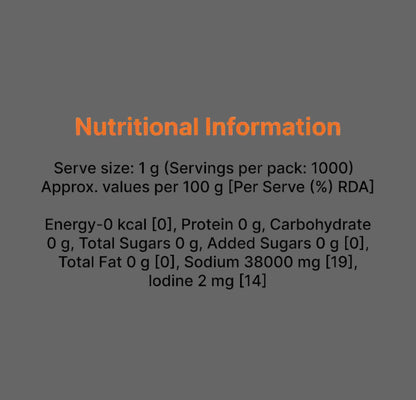 Tata Salt (Vacuum Evaporated Iodised) 1Kg