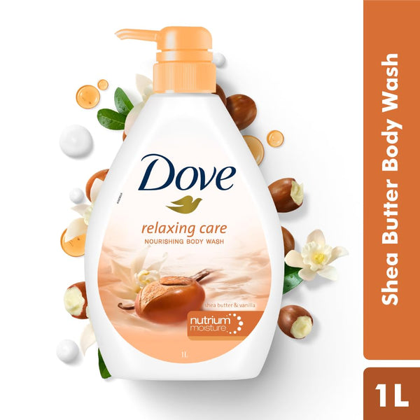 Dove Relaxing Shea Butter Body Wash 1L
