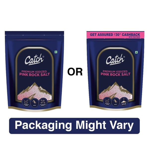 Catch Premium Iodized Pink Rock Salt (1 kg)