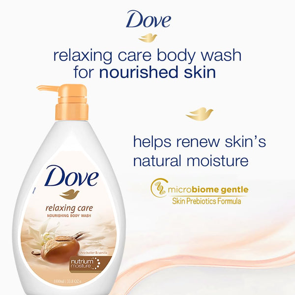 Dove Relaxing Shea Butter Body Wash 1L