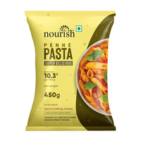 Nourish Suji Penne Pasta 450gm Pouch