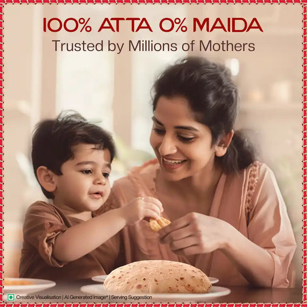 Aashirvaad Shudh Chakki Atta | Pure Atta 0% Maida (5 kg)
