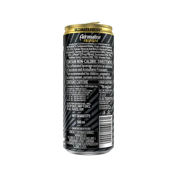 Adrenaline Rush Energy Drink - Ultimate Focus (300 ml)
