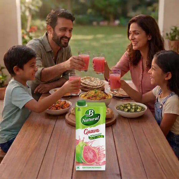 B Natural Guava Juice, Vitamin C & E 1L