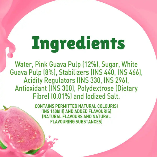 B Natural Guava Juice, Vitamin C & E 1L