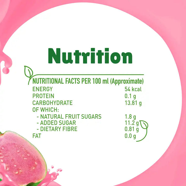 B Natural Guava Juice, Vitamin C & E 1L