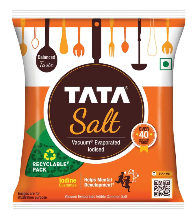 Tata Salt (Vacuum Evaporated Iodised) 1Kg