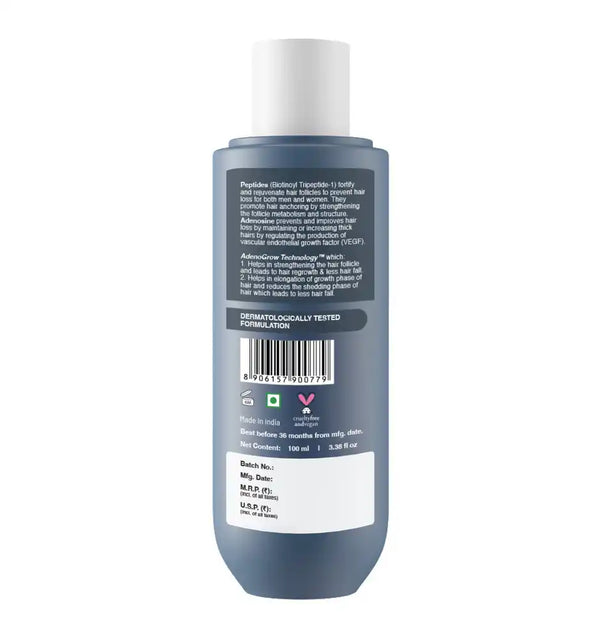 Bare Anatomy Anti Hair Fall Shampoo | 5x Hair Fall Control and Growth with Biotin, Adenosine (100 ml)