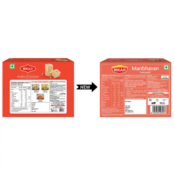 Bikaji Manbhawan Soan Papdi | Authentic Indian Sweet 450g