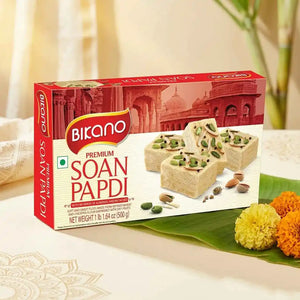 Bikano Premium Soan Papdi | Traditional Indian Sweet 500g