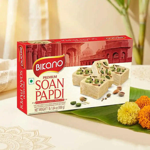 Bikano Premium Soan Papdi | Traditional Indian Sweet 500g