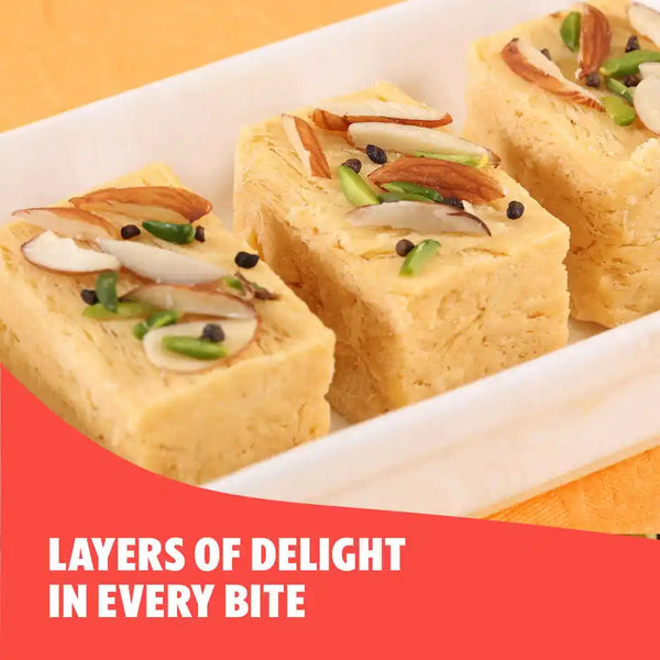 Bikano Premium Soan Papdi | Traditional Indian Sweet 500g