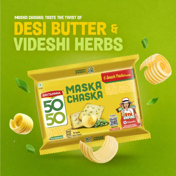 Britannia 50-50 Maska Chaska Biscuit 300g