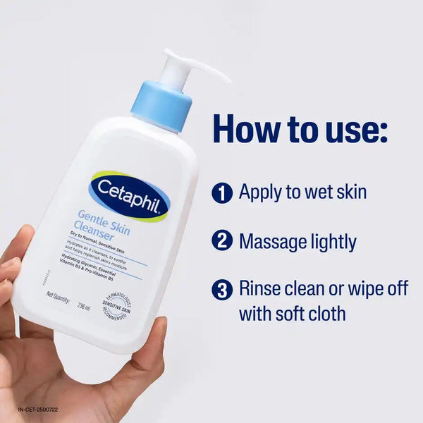 Cetaphil Gentle Skin Cleanser Face Wash 118ml or 125ml