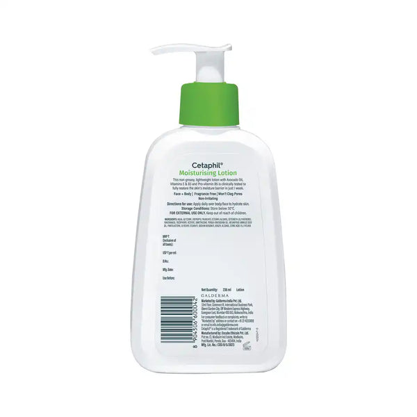 Cetaphil Moisturising Lotion Unscented 236 ml or 250 ml