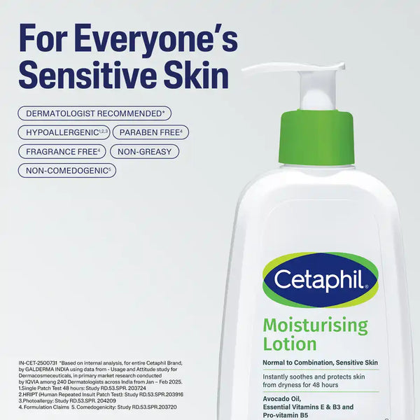 Cetaphil Moisturising Lotion Unscented 236 ml or 250 ml