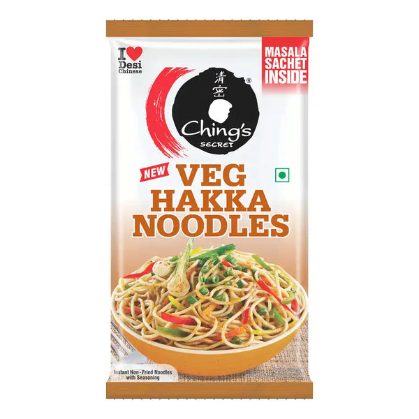 Ching's Secret Hakka Noodles with Masala, Not Fried, Air Dried 140g