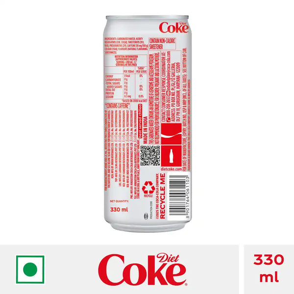 Coca-Cola Diet Coke Soft Drink Can | No Calories & Fizzy 330 ml