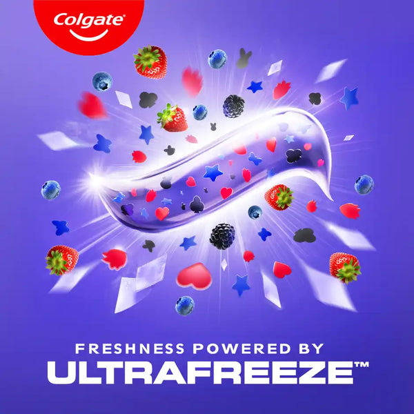 Colgate MaxFresh Berry Magic Fluoride Toothpaste | Berry Flavoured Gel 100g