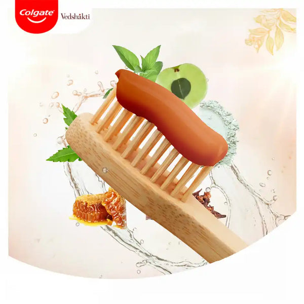 Colgate Vedshakti Anti-Bacterial Toothpaste For Whole Mouth Health With Neem, Clove And Honey 200g