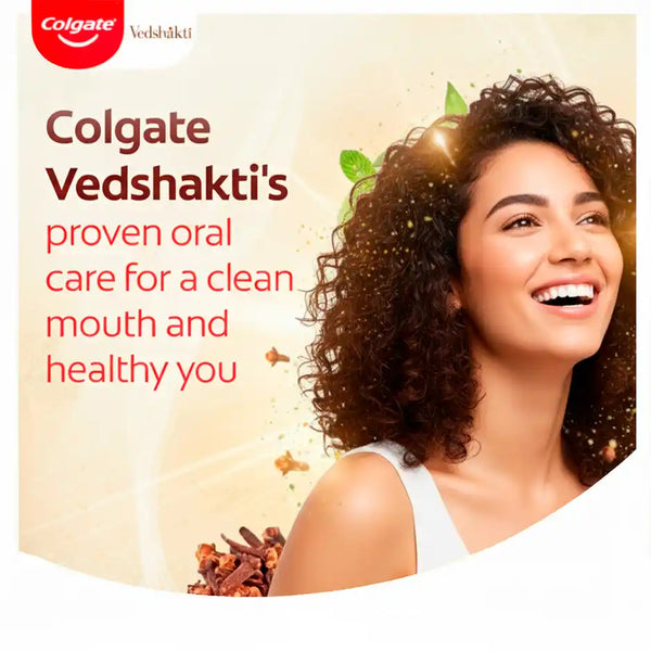 Colgate Vedshakti Anti-Bacterial Toothpaste For Whole Mouth Health With Neem, Clove And Honey 200g