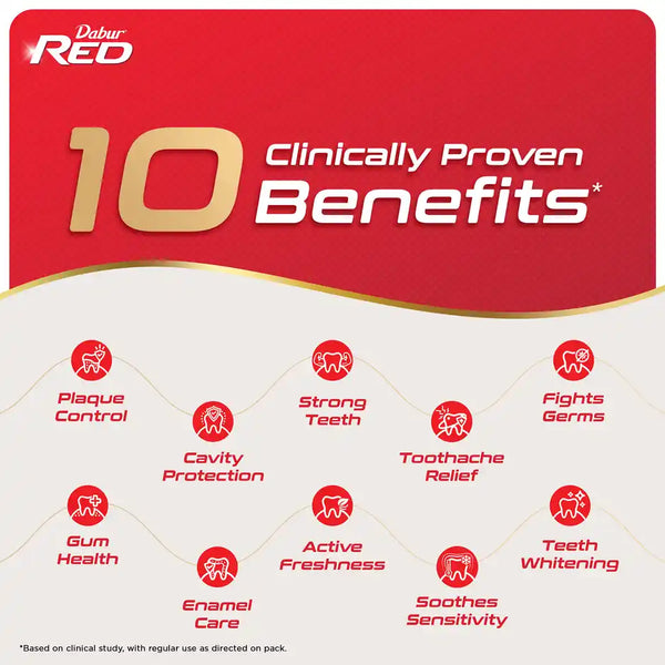 Dabur Red Ayurvedic Toothpaste 500g