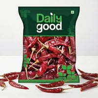 Daily Good Chilli With Stem / Guntur With Stem (100 g)