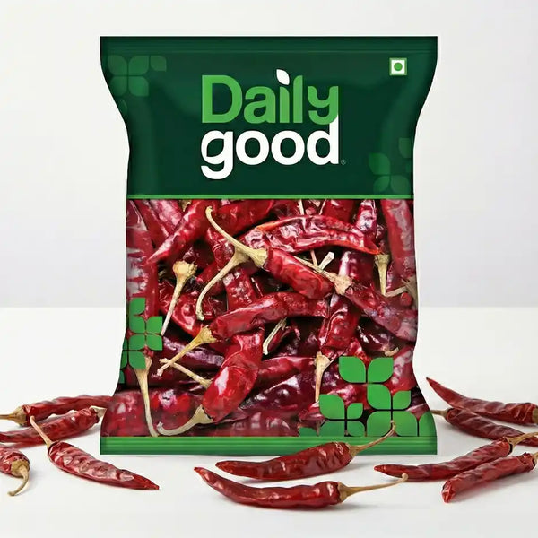 Daily Good Chilli With Stem / Guntur With Stem (100 g)