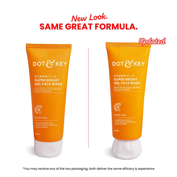 Dot & Key Vitamin C + E Super Bright Gel Face Wash (100 ml)