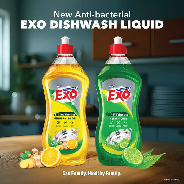 Exo Neem & Lime Anti Bacterial Dishwash Liquid | 750ml