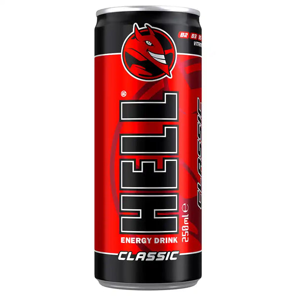 HELL Energy Drink | Classic | Canned Beverage 250