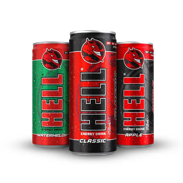 HELL Energy Drink | Classic | Canned Beverage 250