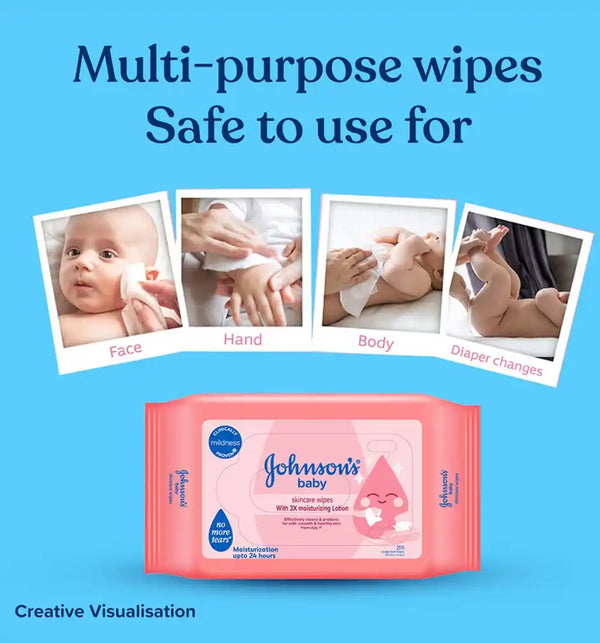 Johnson's Baby Skincare Wipes 20 PIECE