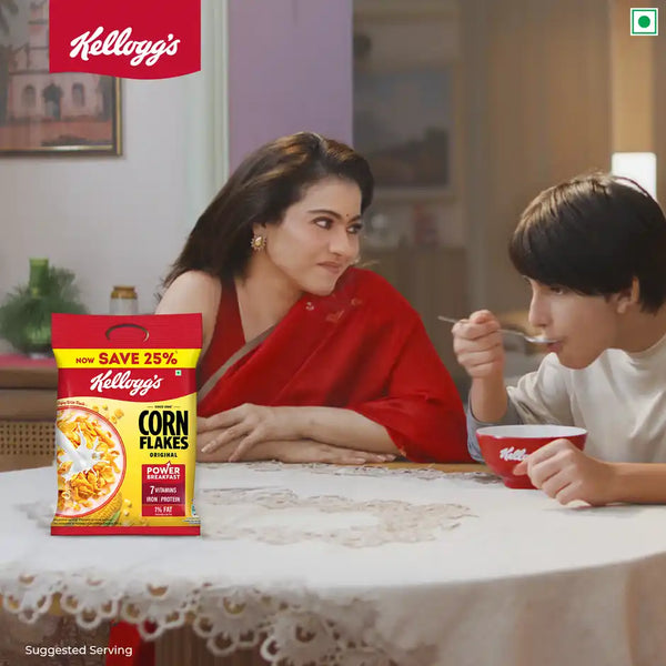 Kellogg's Corn Flakes Original | Power Breakfast | 7 Vitamins (251 g or 275 g)