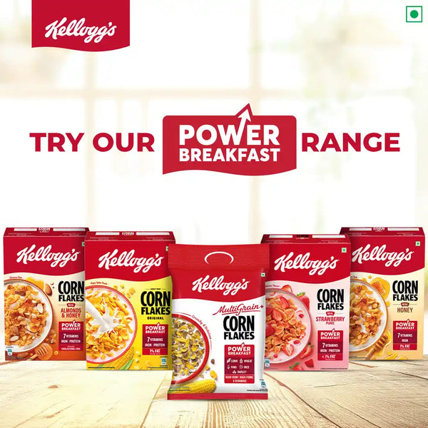 Kellogg's Corn Flakes Original | Power Breakfast | 7 Vitamins (251 g or 275 g)