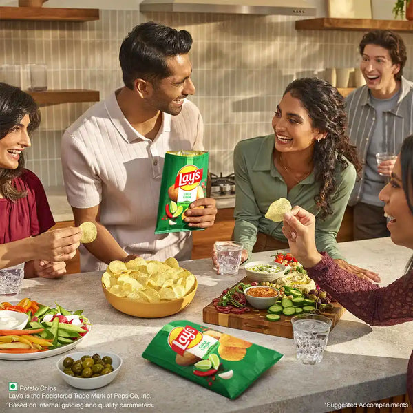 Lay's Chile Lemon Flavour | Crunchy Potato Chips (48 g or 52.9g)
