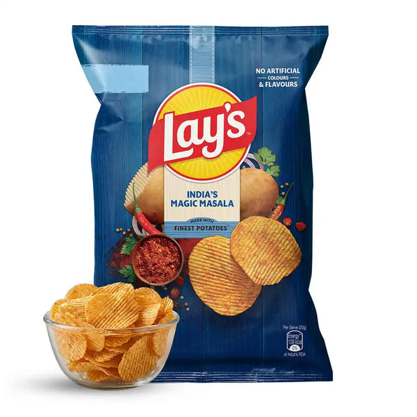 Lay's India's Magic Masala | Crunchy Potato Chips 82g