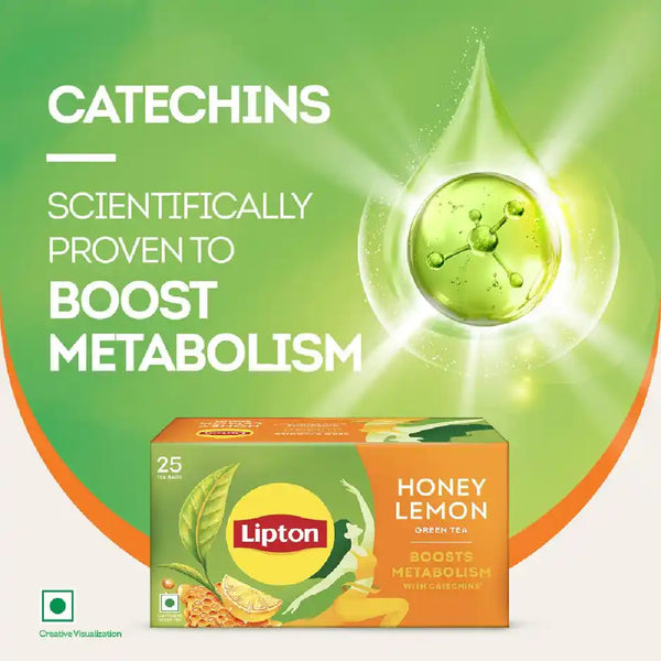 Lipton Honey Lemon Green Tea Bags 25pcs