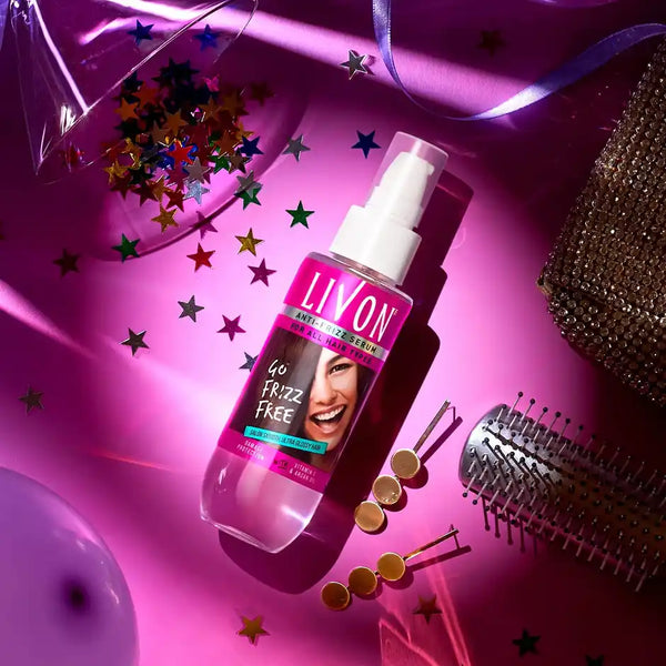 Livon Serum For Frizz-Free Smooth Hair With Argan Oil & Vitamin E 50 ml