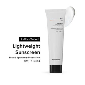 Minimalist SPF 50 Multi Vitamin Sunscreen | In-vivo tested 30g