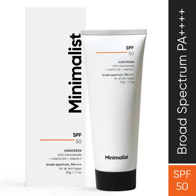 Minimalist Sunscreen SPF 50  Vitamin cream Sunscreen 50g