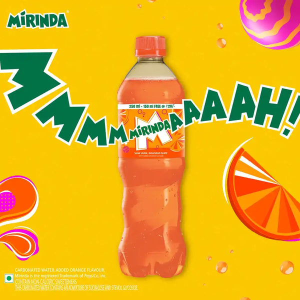Mirinda Soft Drink PET | Carbonated Beverage (400 ml)