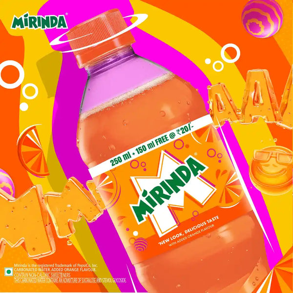 Mirinda Soft Drink PET | Carbonated Beverage (400 ml)