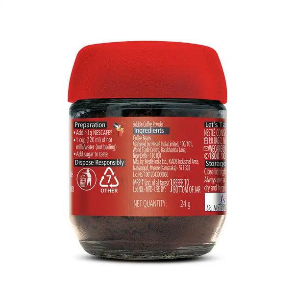 Nescafe Classic - Instant Coffee Powder - Pure Coffee 24 g