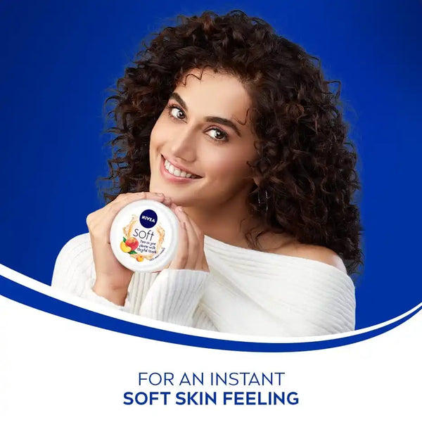 Nivea Soft Light Playful Peach Moisturizing Cream 100ml