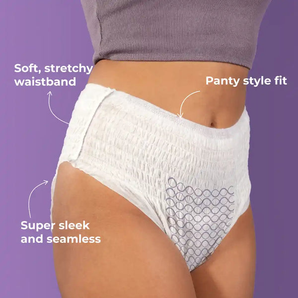 Nua Comfort Disposable Period Panties XL-XXL | Ultra-Absorbent | Pack of 5 Panties