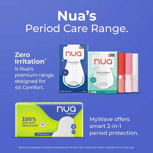 Nua MyWave Sanitary Pads | XL - 280mm 28 pcs